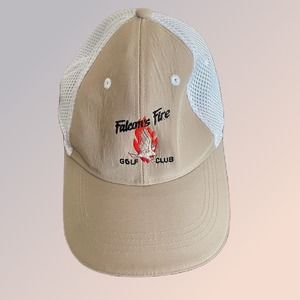 Falcon’s Fire Golf Club Hat Florida Tan, White Authentic AHEAD Cap ￼ Kissimmee